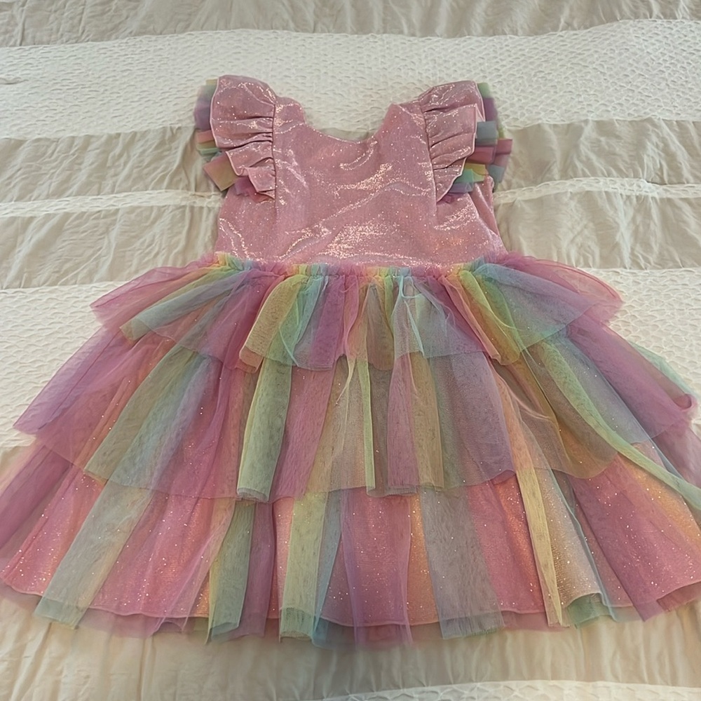 American girl pastel party dress